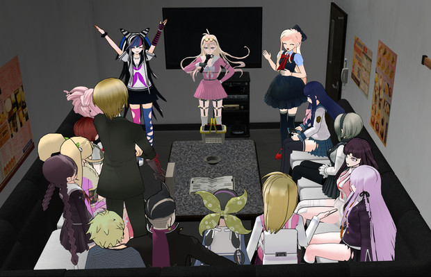 女子会でカラオケ くましろ さんのイラスト ニコニコ静画 イラスト