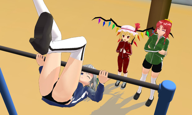 鉄棒で逆上がり ニコニコ静画 イラスト