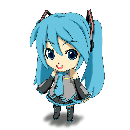 初音ミクを描いてみた