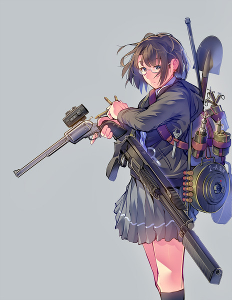 武装女子高生 Daito さんのイラスト ニコニコ静画 イラスト
