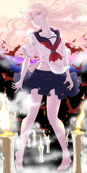 ヴァンパイア女子高生おやつの時間 メキラ さんのイラスト