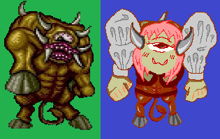 ｐｃエンジン版リンダキューブ動物擬人化 ウシ バファロ めし太郎 さんのイラスト ニコニコ静画 イラスト