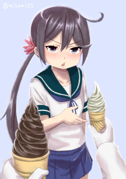 ソフトクリームを買ってもらう曙 みすみ さんのイラスト ニコニコ静画 イラスト