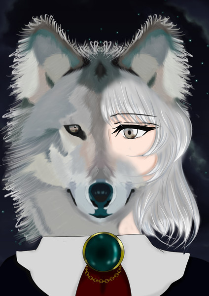 半獣狼 オオカミの彼女 だんだん さんのイラスト ニコニコ静画 イラスト