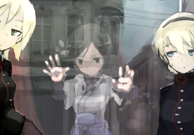 ハインリーケと黒田とロザリー Cab さんのイラスト ニコニコ静画 イラスト