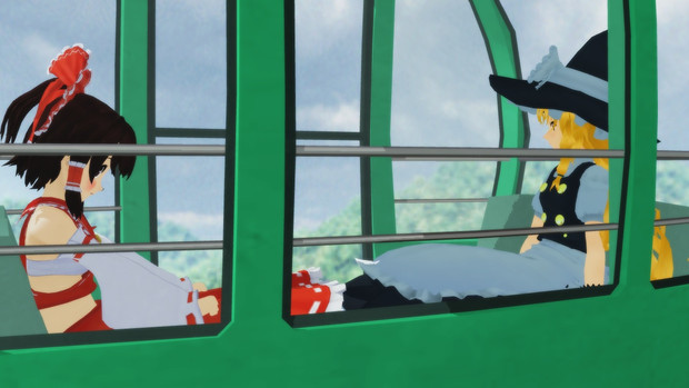 レイマリ観覧車デート 塩だった人 さんのイラスト ニコニコ静画 イラスト