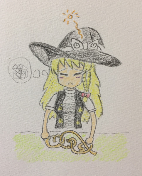 知恵の輪が解けず途方にくれるsz姉貴 那須川迫真 さんのイラスト ニコニコ静画 イラスト
