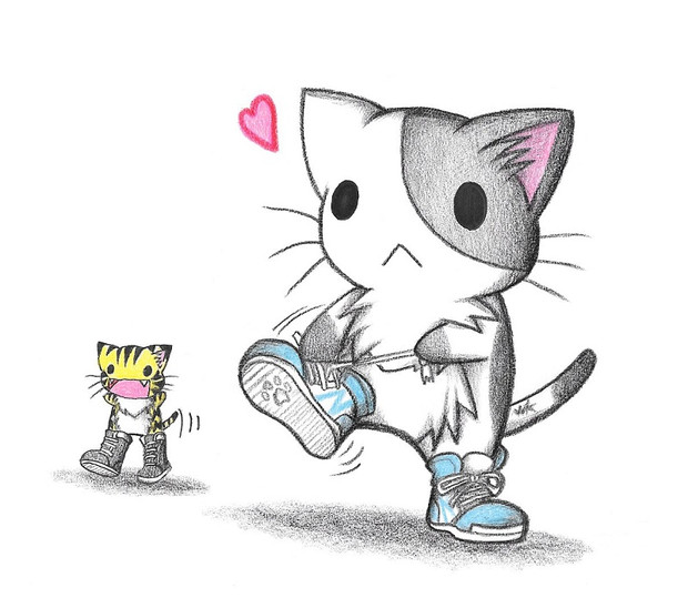 靴を履くにゃんこ わにねこwithくまこ さんのイラスト ニコニコ静画 イラスト