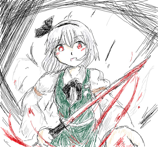 その首を触るための左手 桜雲 葉夕 さんのイラスト ニコニコ静画 イラスト