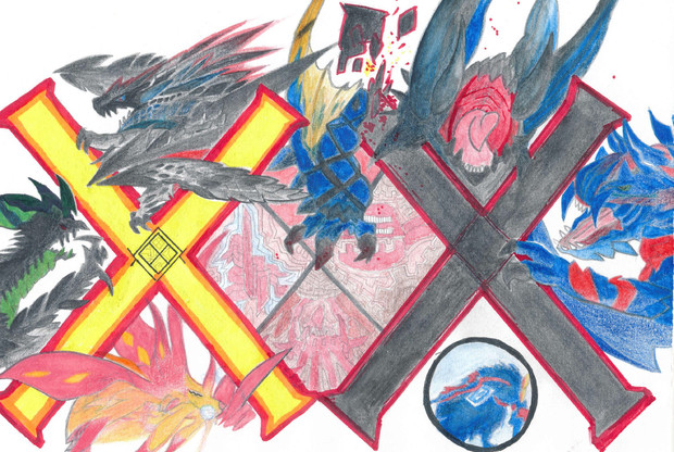 Mhxxメインモンスター達の弱肉強食の主役争い ちょぼにーのロマン狩り さんのイラスト ニコニコ静画 イラスト