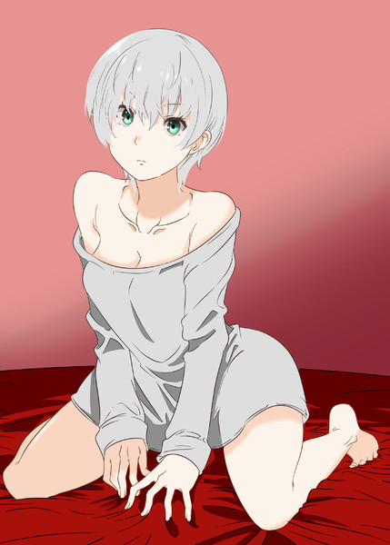 白髪ショートカット メキラ さんのイラスト ニコニコ静画 イラスト