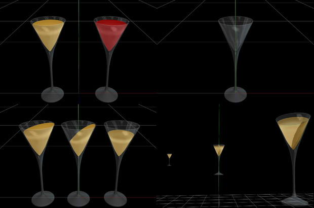 Mmd カクテルグラス 配布 Chiro さんのイラスト ニコニコ静画