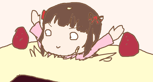 ケーキから飛び出す春香 ウルチー2 さんのイラスト ニコニコ静画 イラスト