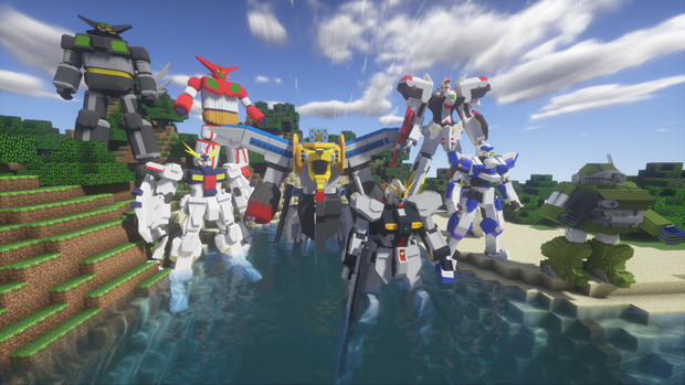 Minecraft スーパーロボット大戦m Jointblock ジェロキアdx さんのイラスト ニコニコ静画 イラスト