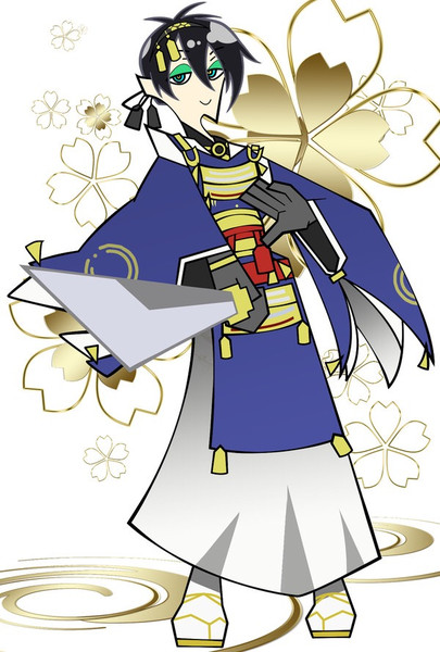 トゥーン三日月宗近 ろーにん さんのイラスト ニコニコ静画 イラスト