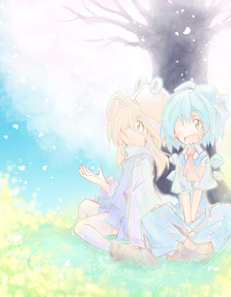 春風に誘われて X172x イチナナニー さんのイラスト ニコニコ静画 イラスト