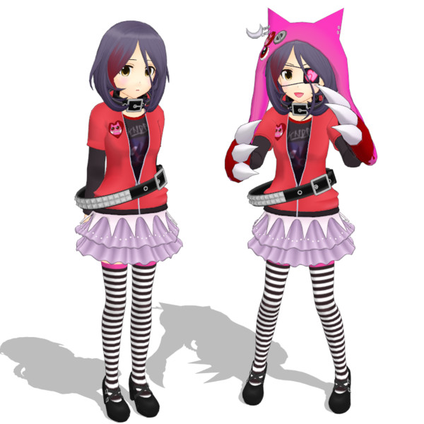 Mmdモデル配布 早坂美玲 さてとな さんのイラスト ニコニコ静画 イラスト
