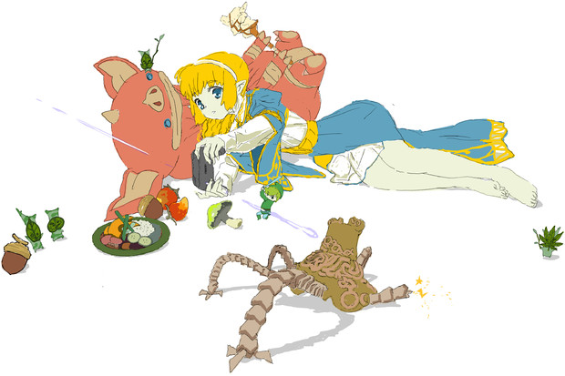 うりちゃんの伝説 ブレスオブザワイルド Jpg 若鶏の五目餡掛けスタミナ唐揚定食 さんのイラスト ニコニコ静画 イラスト