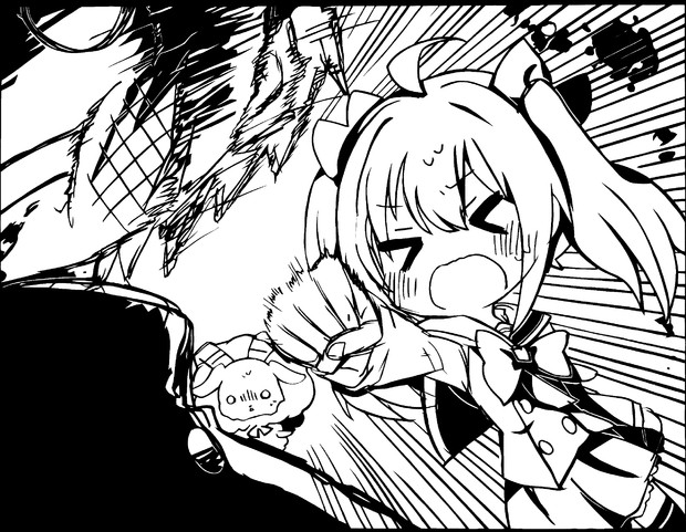 切り絵 鮎川綾乃ちゃん 世界一難しいギャルゲ スク水戦士 Sukusen さんのイラスト ニコニコ静画 イラスト