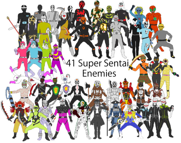 41スーパー戦隊戦闘員大集合 Gen O さんのイラスト ニコニコ静画 イラスト