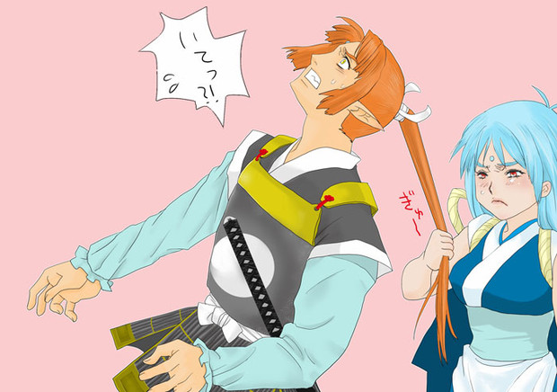漣之介 また髪を引っ張られる 250g さんのイラスト ニコニコ静画 イラスト