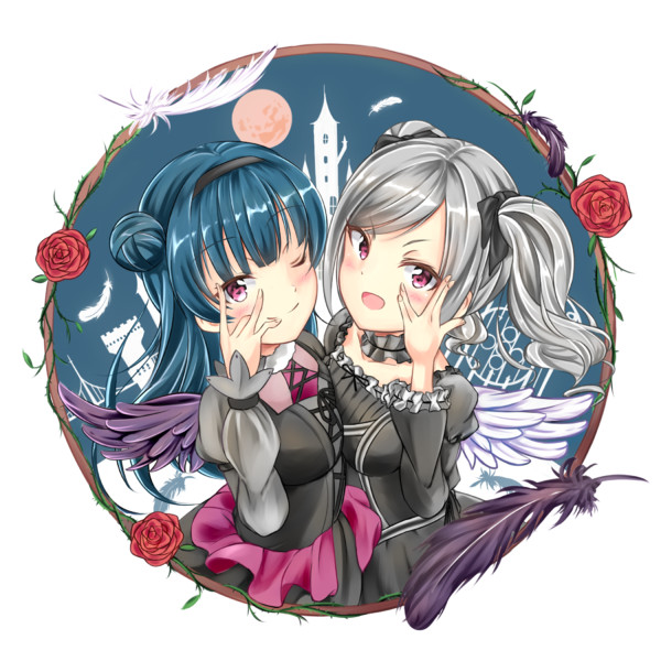 中二病アイドル善子 蘭子 しいたけたいし さんのイラスト ニコニコ静画 イラスト