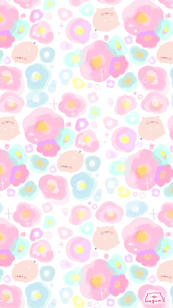 お花とぶたちゃん ふじもとめぐみ さんのイラスト ニコニコ静画 イラスト