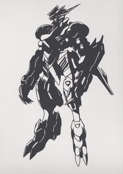 切り絵 バルバトス君 Penne さんのイラスト ニコニコ静画 イラスト