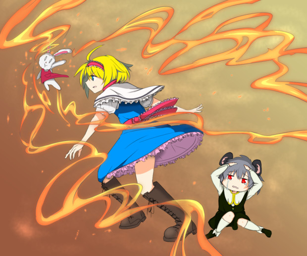 Nyn姉貴を守るicg姉貴 ニコニコ静画 イラスト