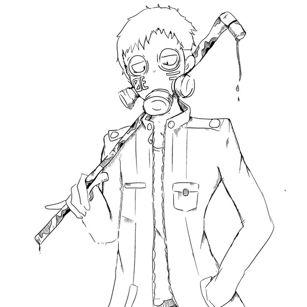 鉄パイプ ニコニコ静画 イラスト