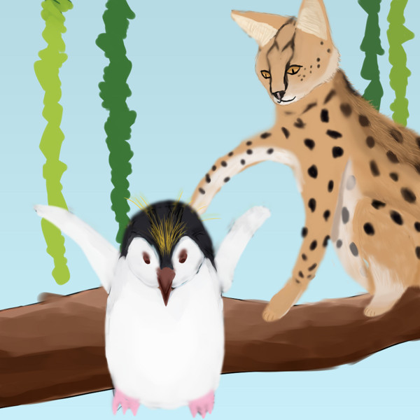 けものフレンズ8話の好きなシーン ペぬ さんのイラスト ニコニコ静画 イラスト