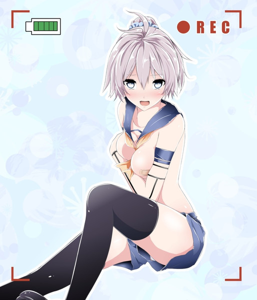 白い生地が無くなった青葉