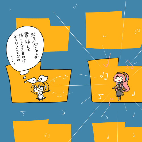 かんつうするうたごえとリン Nanaknomonme さんのイラスト ニコニコ静画 イラスト