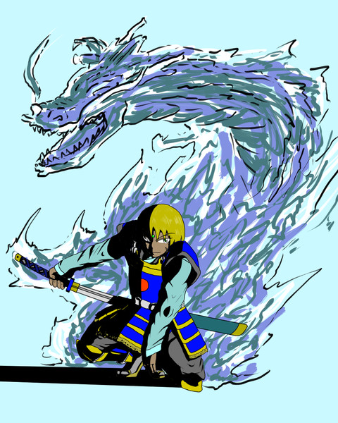 脇下一族列伝 虎影と竜神刀 カカ さんのイラスト ニコニコ静画 イラスト