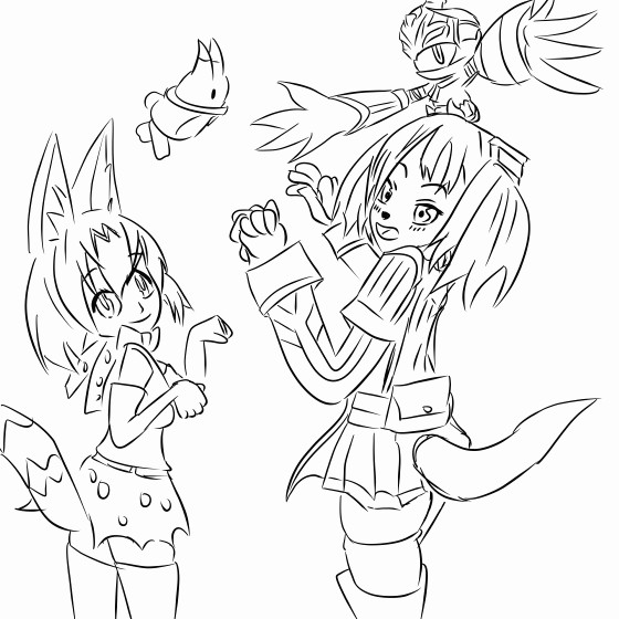 ジャパリパークに捨てられたビスコ あもあも さんのイラスト ニコニコ静画 イラスト