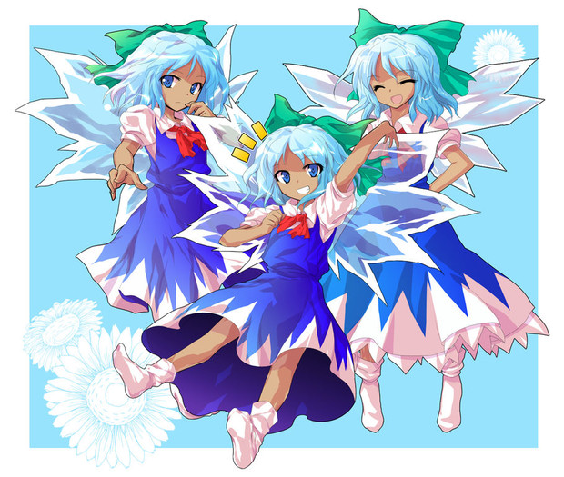 チルノ日焼け差分配布のお知らせ はるか さんのイラスト ニコニコ静画 イラスト