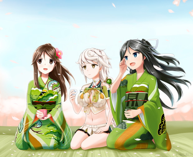 雲龍型の花見 アカツキヒトシ さんのイラスト ニコニコ静画 イラスト