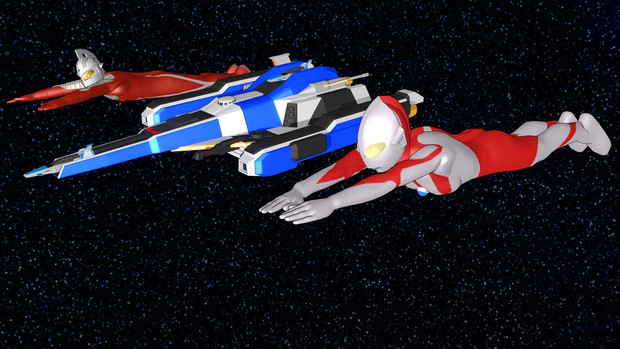 ウルトラギャラクシーneo 最終回の再現 ユージ 六四零 さんのイラスト ニコニコ静画 イラスト