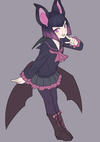 ナミチスイコウモリちゃん Momosuke さんのイラスト ニコニコ静画 イラスト