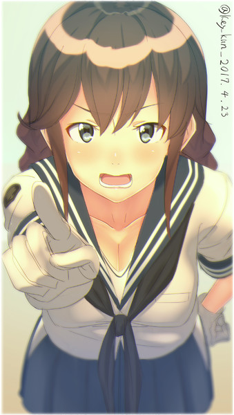 艦これラクガキ能代 私だって怒りたくて怒ってるわけじゃないんですよ きーくん さんのイラスト ニコニコ静画 イラスト