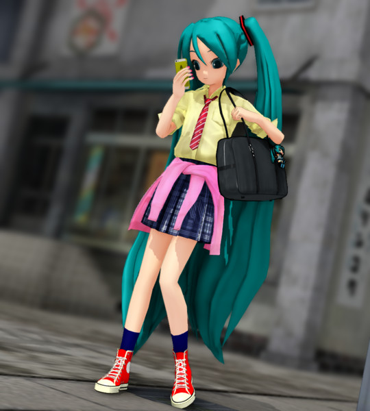 通学途中のあーさん