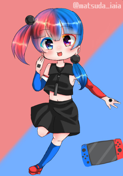 Nintendo Switch擬人化 伊鷹いあ さんのイラスト ニコニコ静画 イラスト