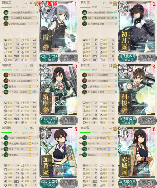 艦これ17春イベe2ゲージ破壊編成 Energy さんのイラスト ニコニコ静画 イラスト