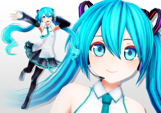 Mmd Omf7 カルも式初音ミクver1 1 カルも さんのイラスト ニコニコ静画 イラスト