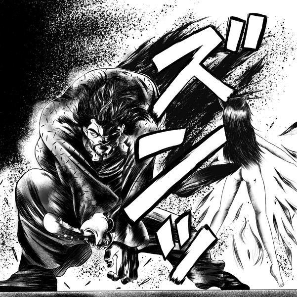影狼vs本部以蔵 裂空の厨二病 さんのイラスト ニコニコ静画 イラスト