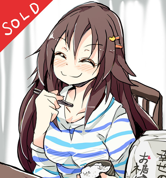お米を食べる姫川 りんろきゅーそ さんのイラスト ニコニコ静画 イラスト