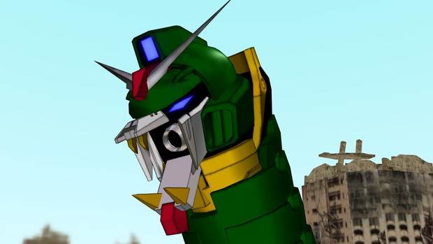 Mmd Omf7 デビルガンダムヘッド配布 単位p さんのイラスト ニコニコ静画 イラスト