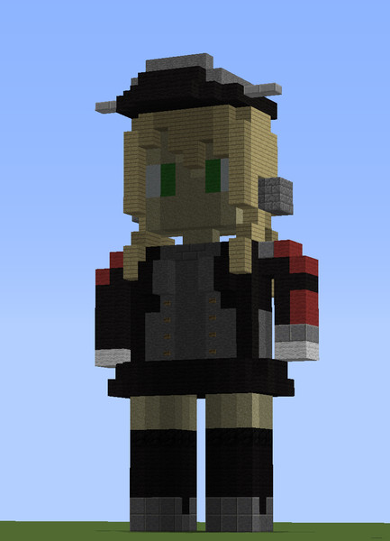 Minecraft プリンツ オイゲン 艦これ 彼岸花 ねこ像 さんのイラスト ニコニコ静画 イラスト