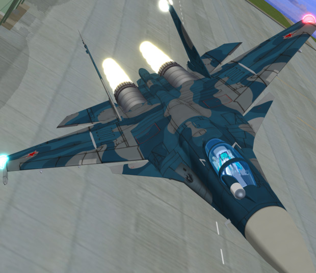 【MMD-OMF7】Su-33_Ver0.52【MMDモデル配布】