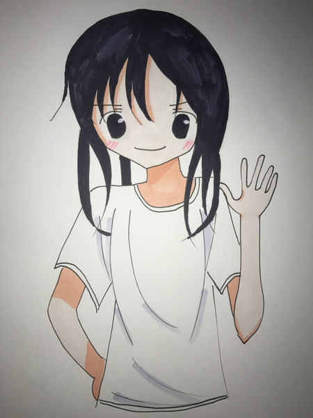 白tシャツ女の子 コイル さんのイラスト ニコニコ静画 イラスト